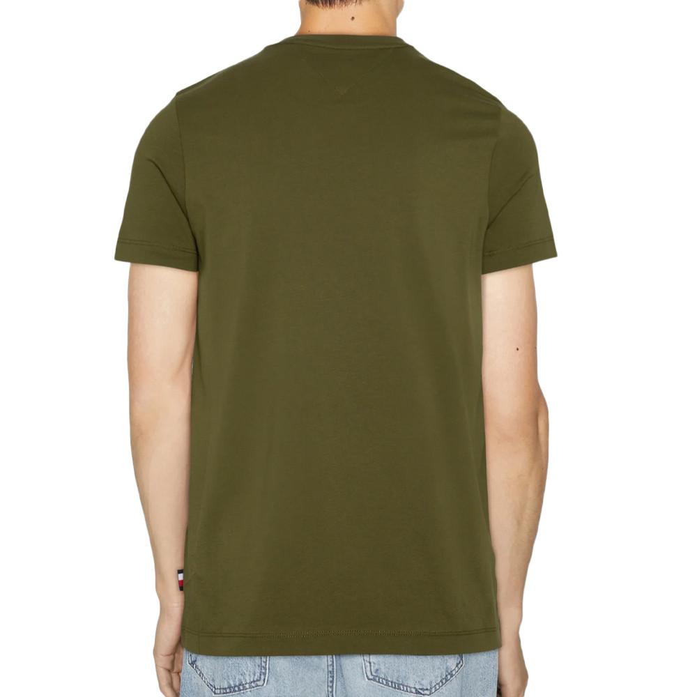 T-shirt Kaki Homme Tommy Hilfiger Monotype Roundle vue 2