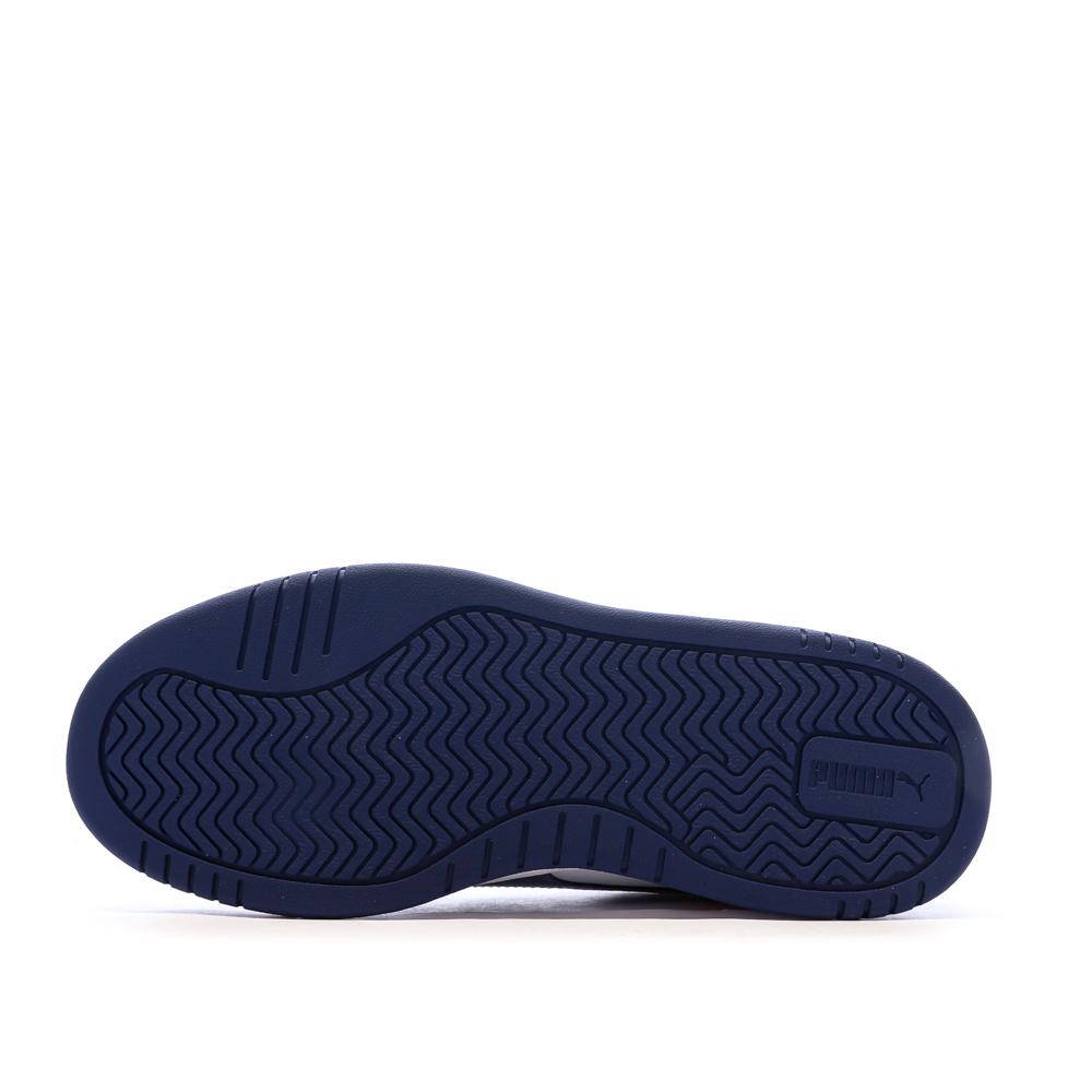 Baskets Bleu/Blanc/Orange Garçon Puma Puma Caven vue 5