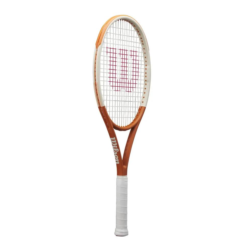Raquette de tennis Blanche/Orange Mixte Wilson Roland Garros vue 2