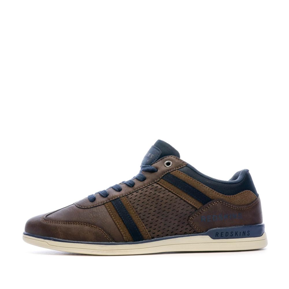 Baskets Marron Homme Redskins Illic pas cher