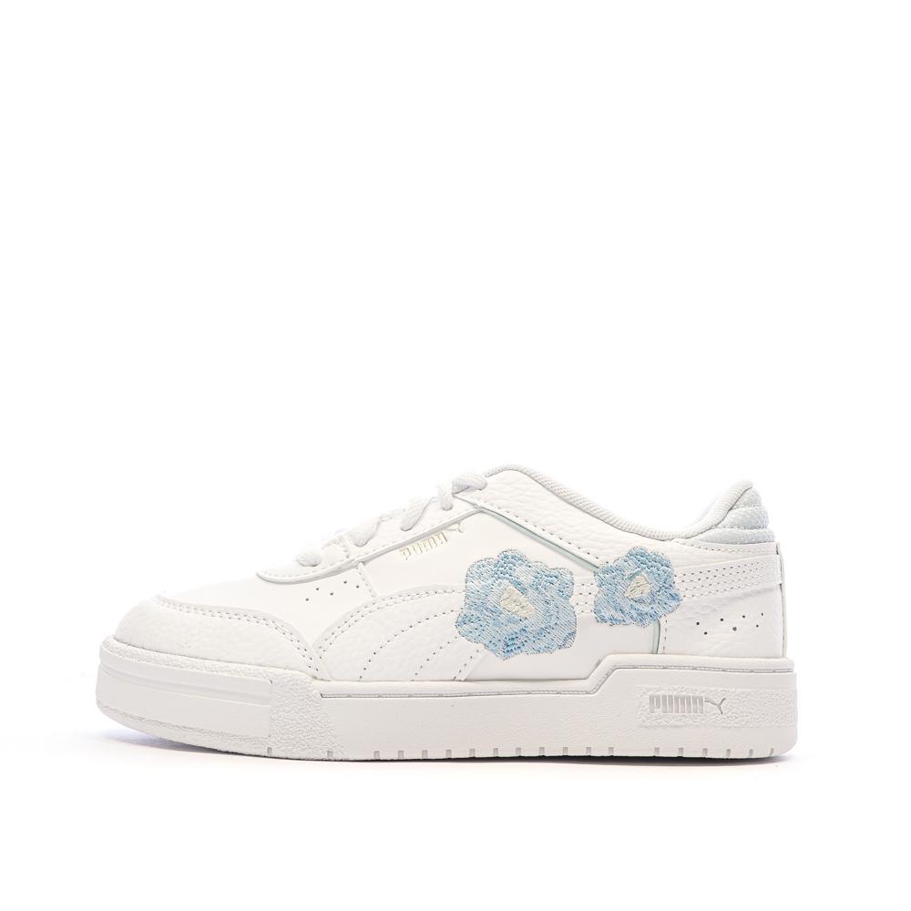 Baskets Blanches/Bleu Fille Puma Ca Pro pas cher