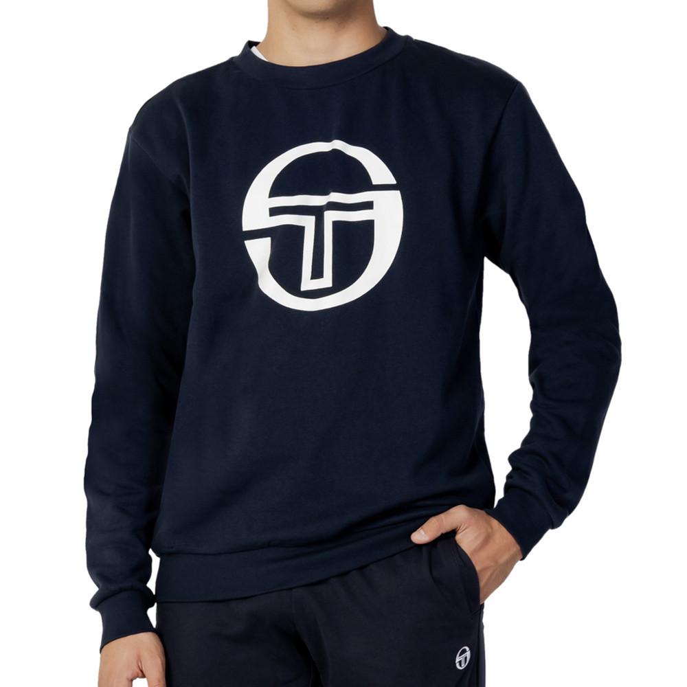 Sweat Marine Homme Sergio Tacchini Crew Stadium pas cher