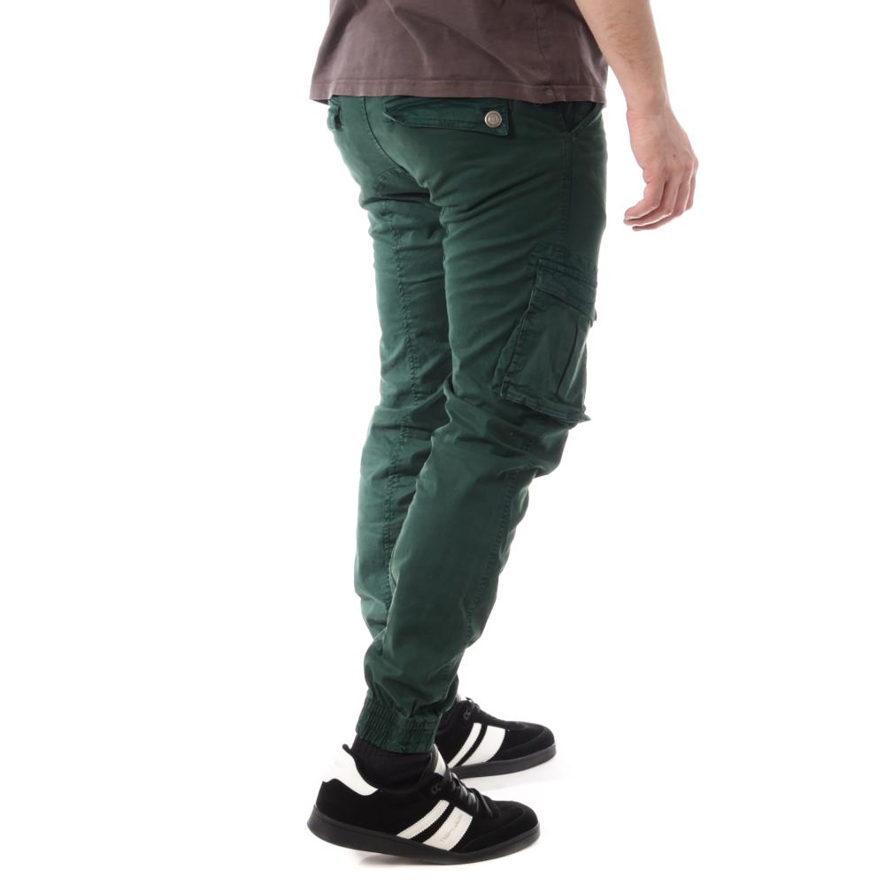 Pantalon Vert Foncé Homme Paname Brothers JORDAN vue 2