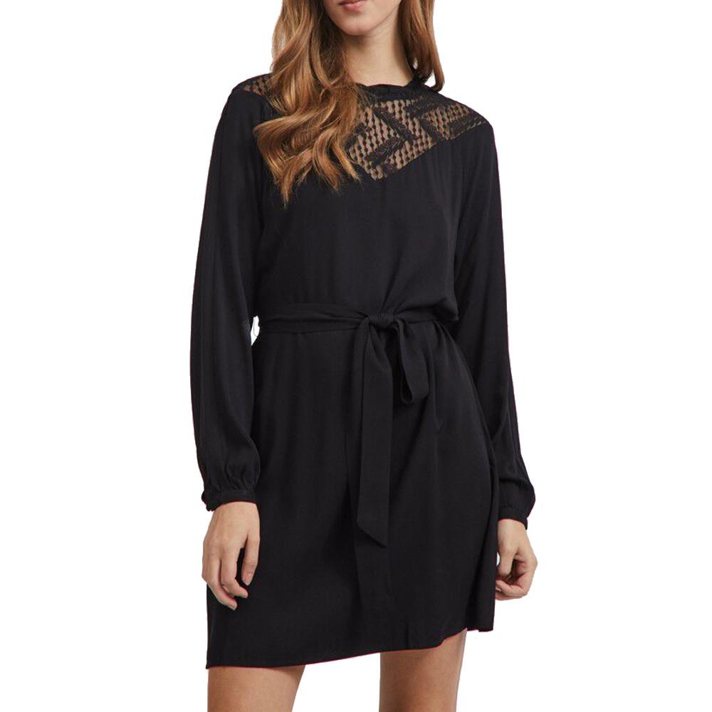 Robe Noir Femme Vila Suvita pas cher