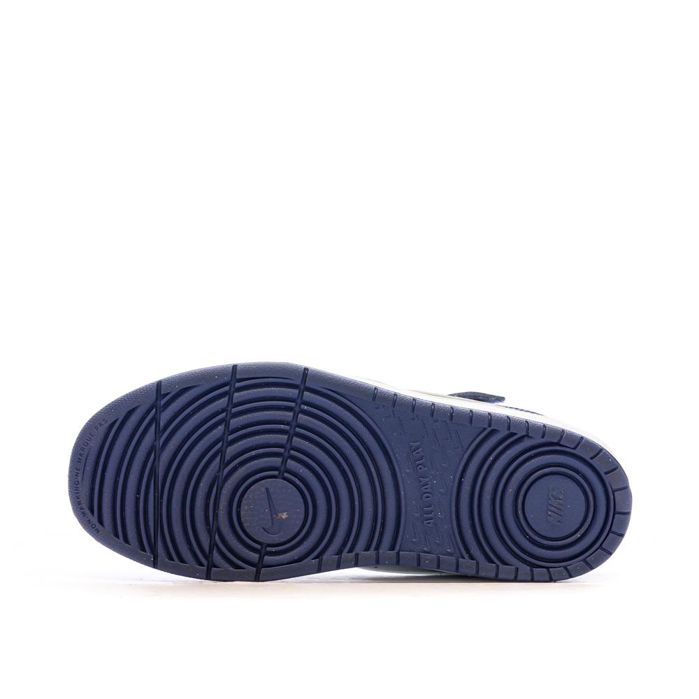 Baskets Bleu/Gris Garçon Nike Court Borough Low 2 vue 5