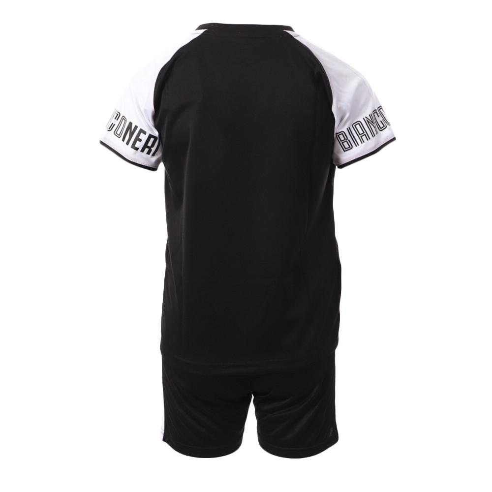 Ensemble de foot Noir Garçon Juventus EK1P vue 2