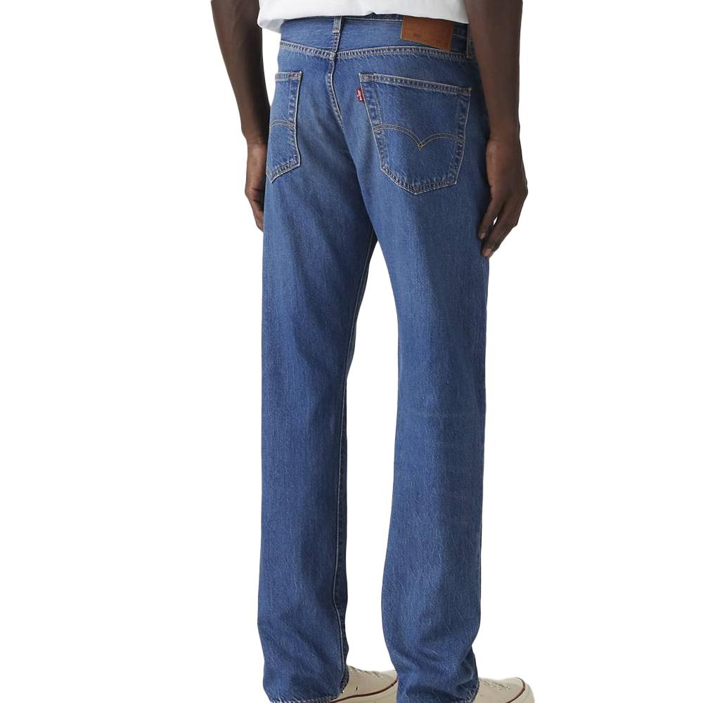 501 Original Mid Blue Men's Levi's Original Fit Dark Jeans Photo of the Espace des Marques %store% store - view of %key%