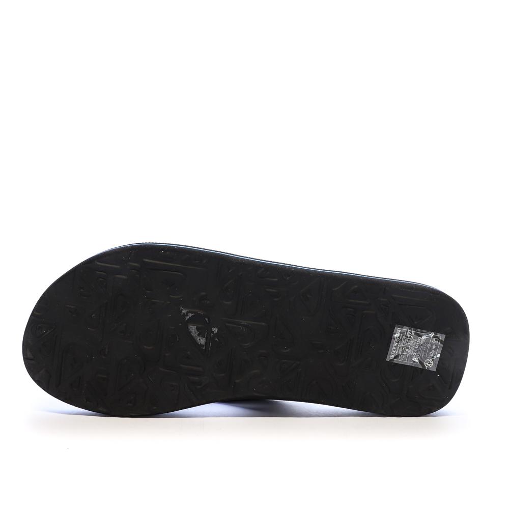 Tongs Noires/Bleu Homme Quiksilver Molokai vue 2