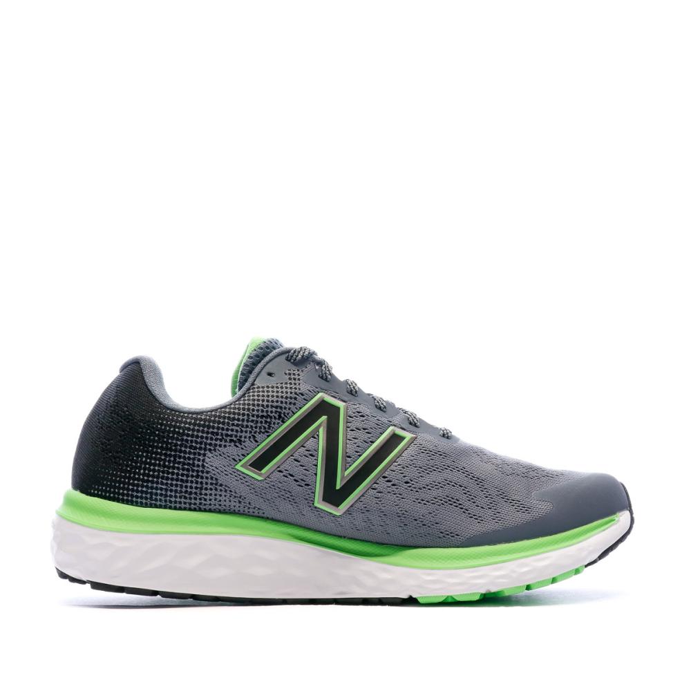 Chaussures de running Gris/Vert Homme New Balance 680v7 vue 2