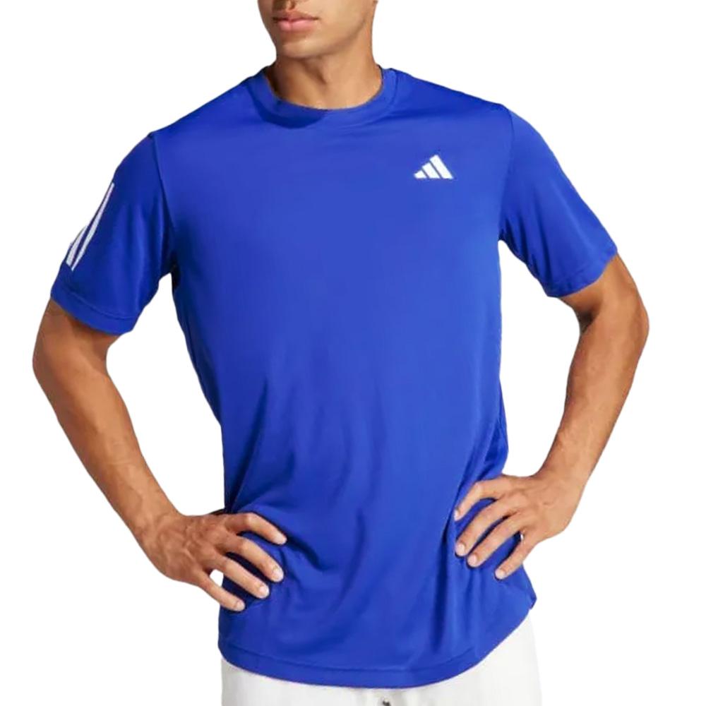 T-Shirt Bleu Homme Adidas Club pas cher