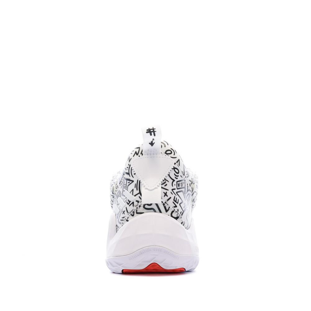 Chaussure de Basketball Blanche Homme Adidas D.o.n. Issue 3 vue 3