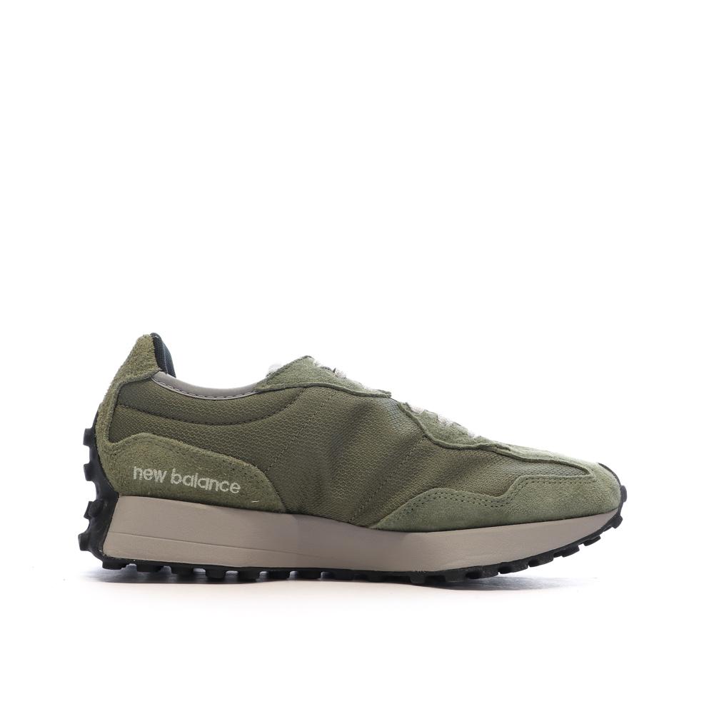 New Balance 327 Baskets Kakis Homme vue 2