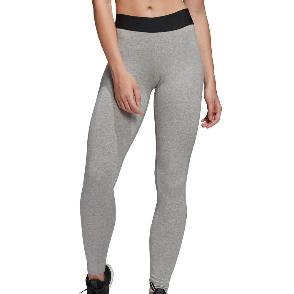 Legging Gris Adidas Femme Stacked pas cher