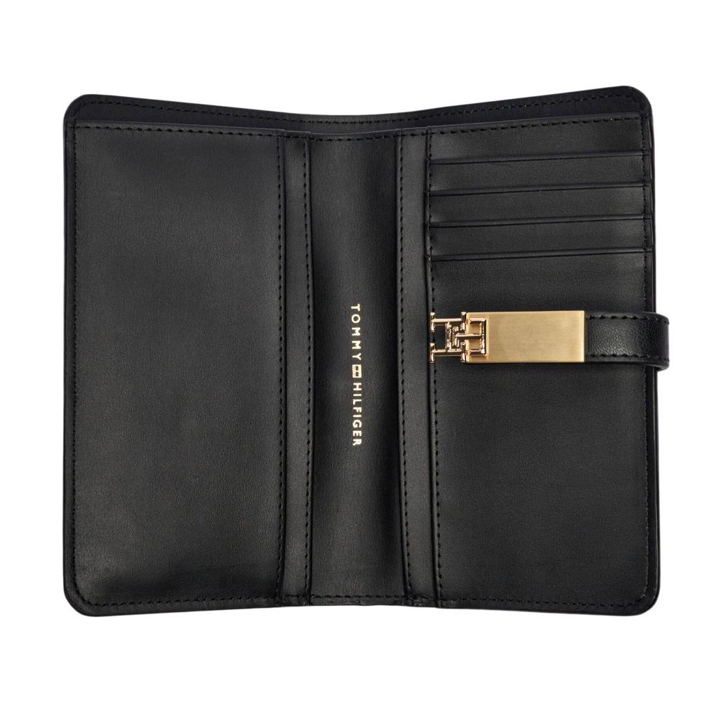 Portefeuille à deux volets Noir Femme Tommy Hilfiger Heritage Med vue 2