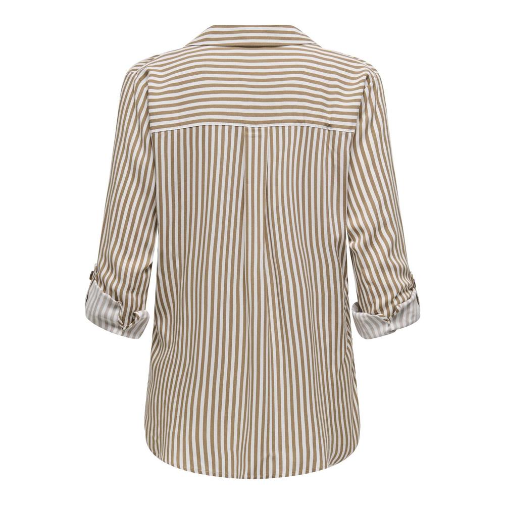 Chemise Blanc/Camel Femme JDY Laurel vue 2