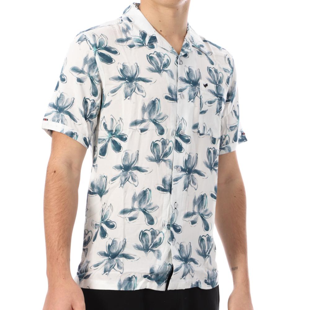 Chemisette Imprimé Blanc Homme Kaporal Mateo pas cher
