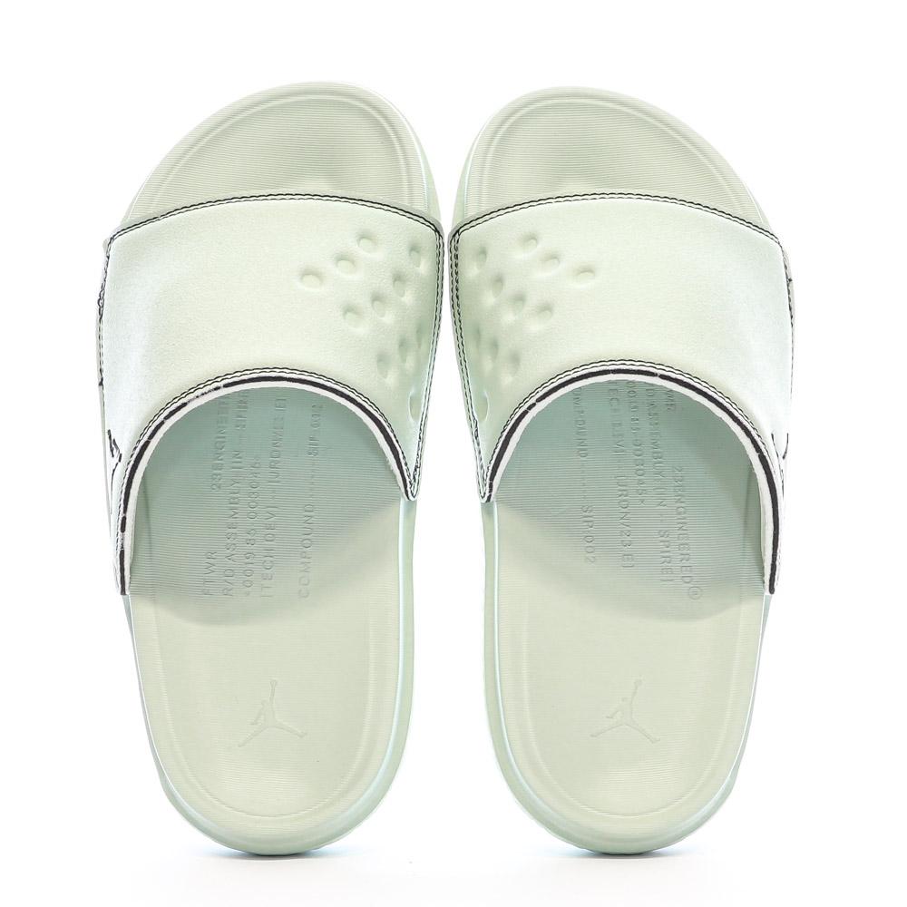 Claquettes Verte Homme Nike Jordan Play Slide vue 3