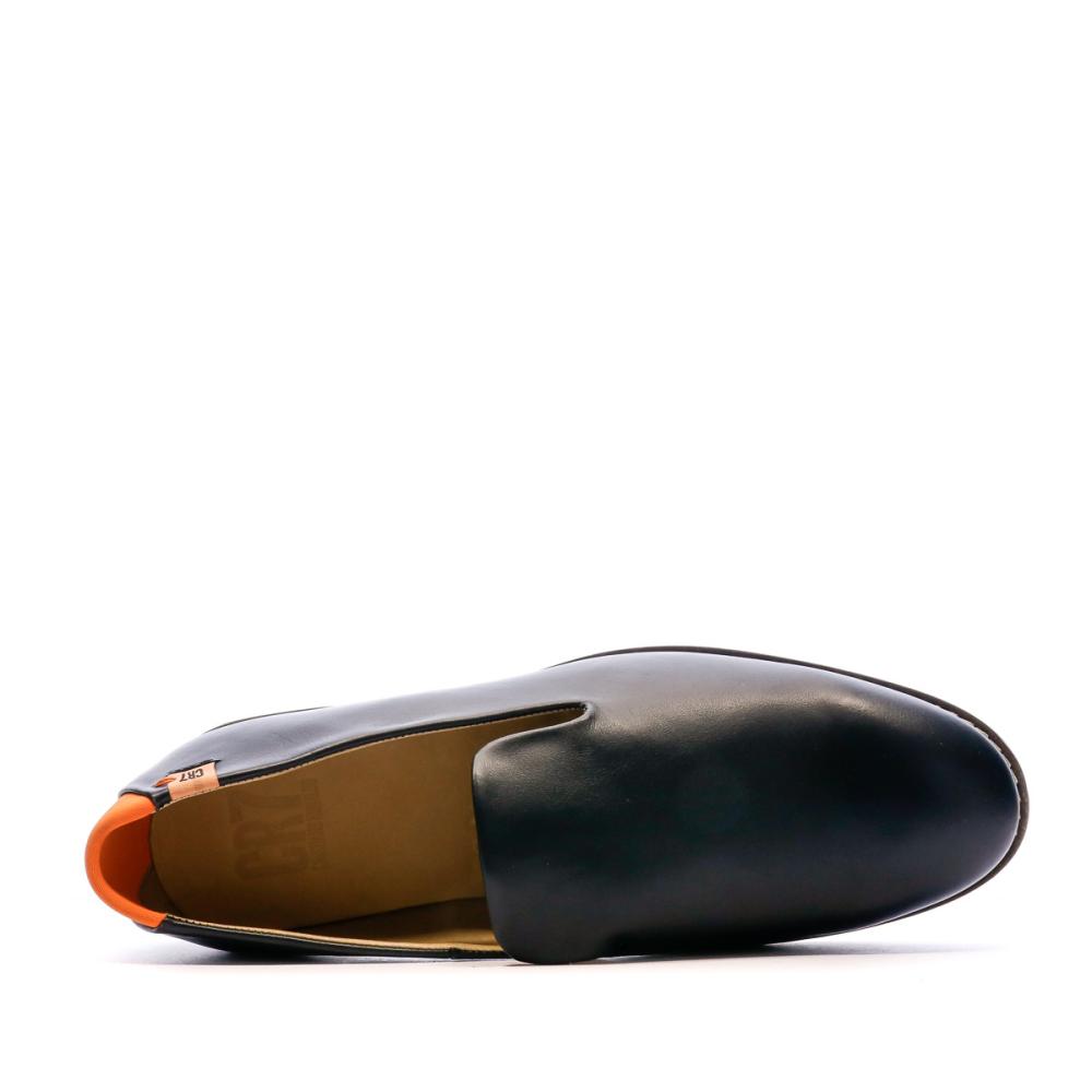 Mocassins Marine/Orange Homme CR7 Porto vue 4