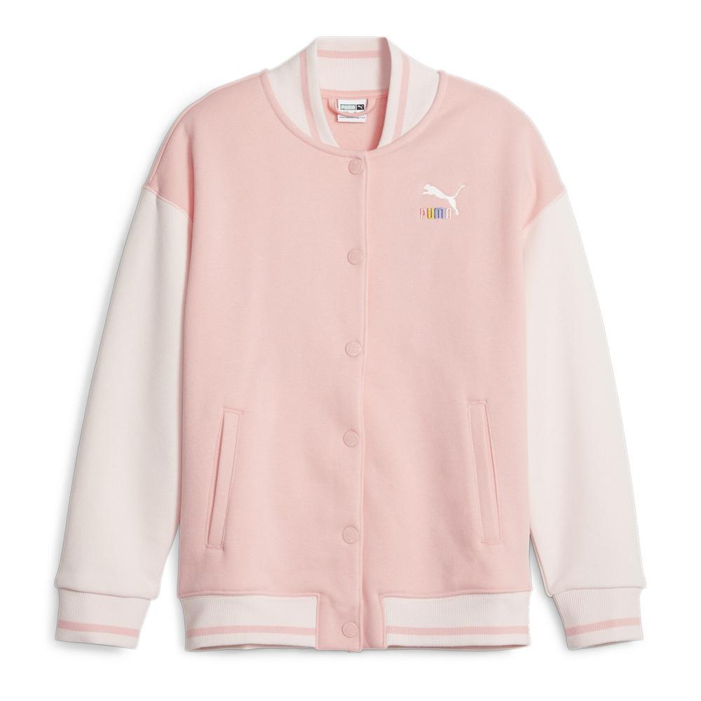 Veste Rose Fille Puma Sweater pas cher