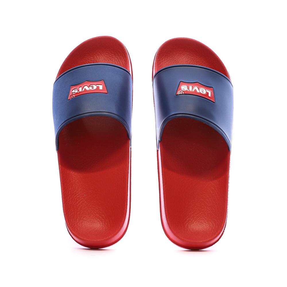 Steppschuhe Schwarz/Rot Jungen Levi's Pool Ansicht 3