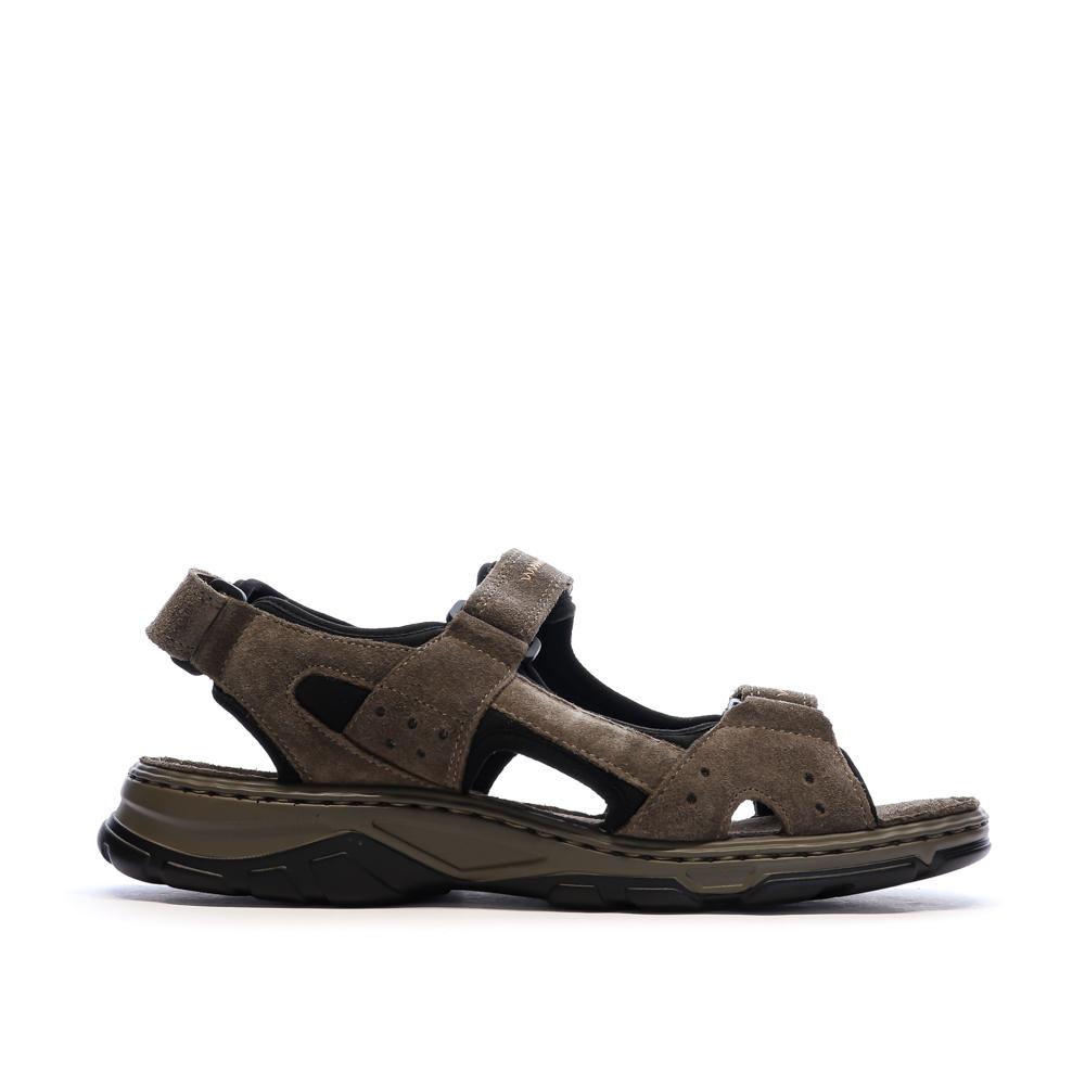 Braune Herrensandalen TBS JOHALIN Ansicht 2