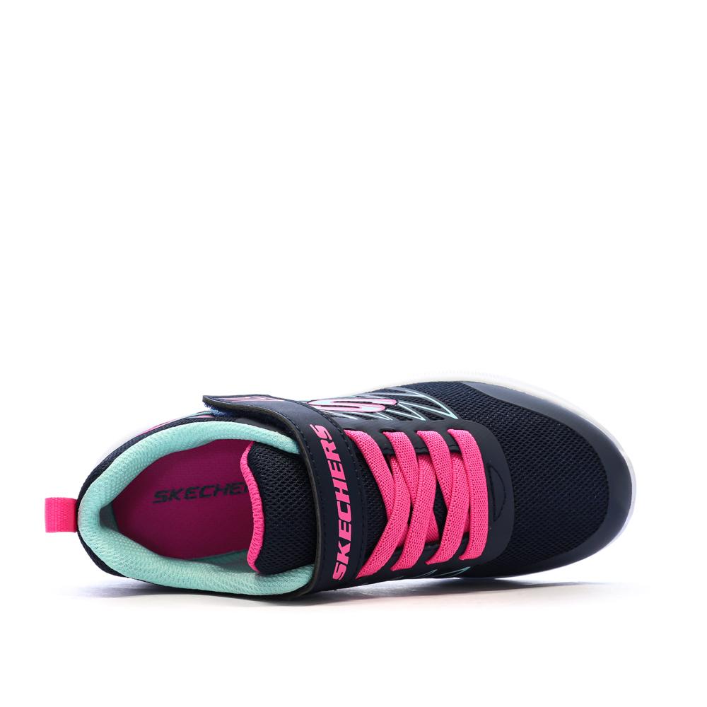 Baskets Marine Fille Skechers Microspec Max - Gorvix vue 4