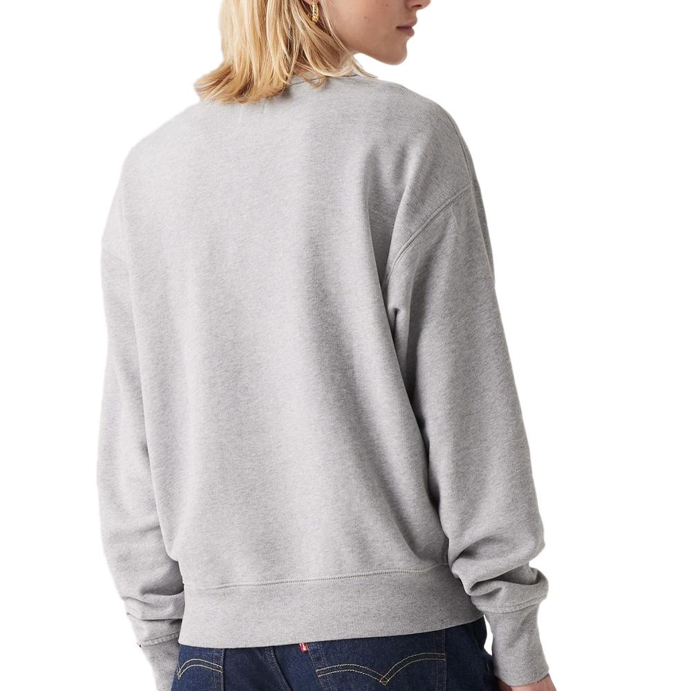 Sweat Gris Femme Levi's Heritage Crew vue 2