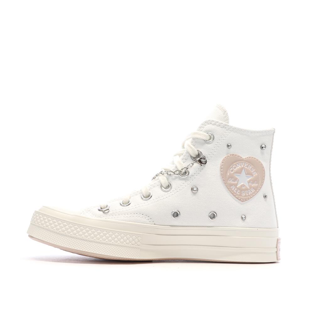 Baskets Blanches Femme Converse Chuck 70 A10304C pas cher