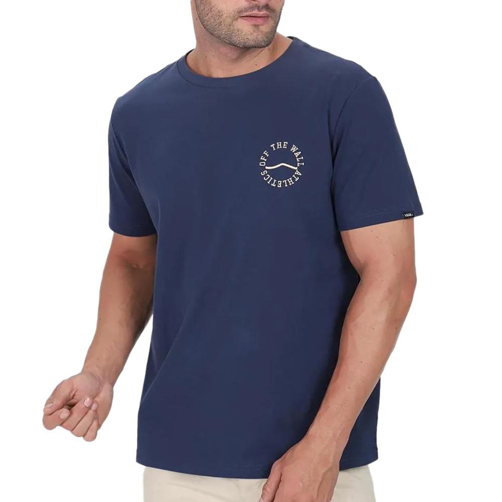 Camiseta azul marino para hombre Vans Relaxed barato
