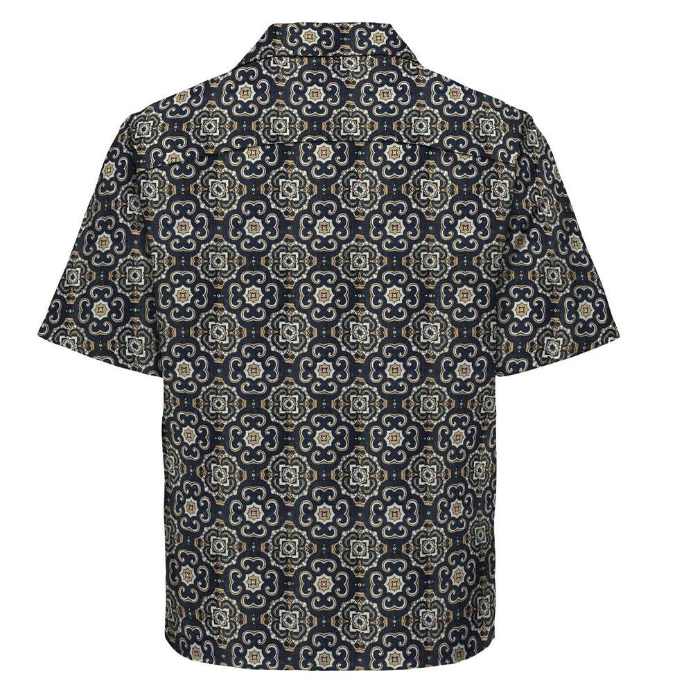 Chemise Marine/Marron Homme Only & Sons Onscaiden Fit vue 2