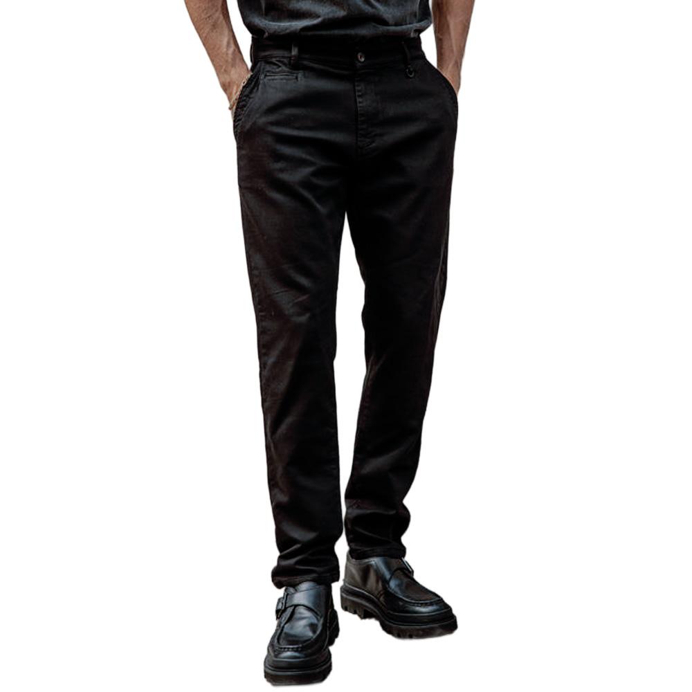 Pantalon Chino Noir Homme Freeman Porter Gino Epic pas cher
