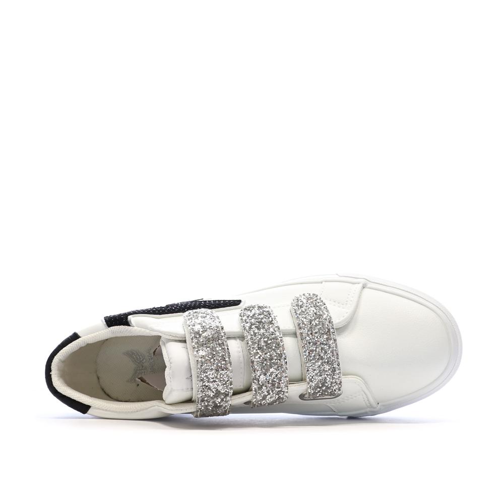 Baskets Blanche Plateforme Femme Kaporal Clovia vue 4