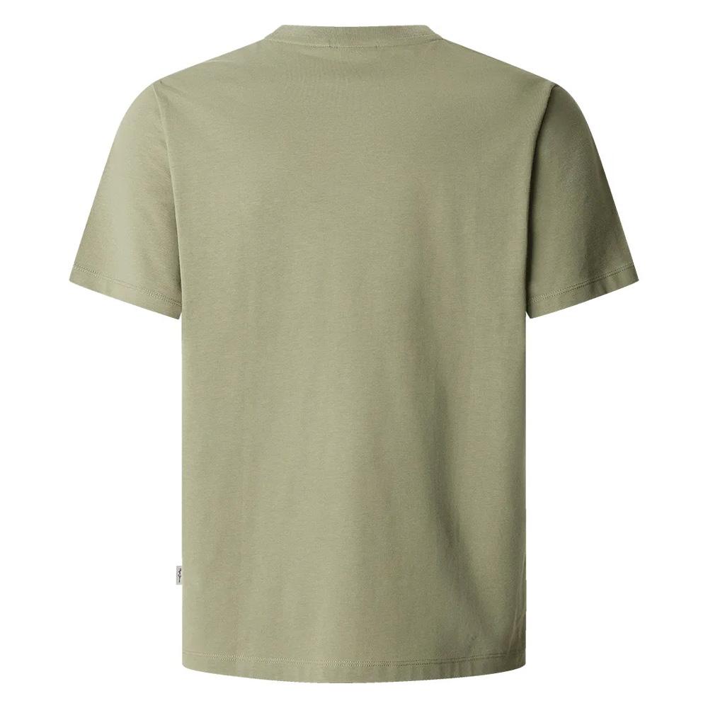T-Shirt Vert Homme Pepe jeans Contrast Connor vue 2