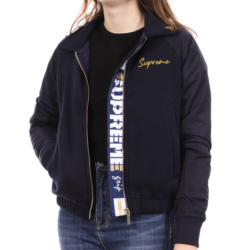 Veste Bomber Marine Femme Supreme Grip Molly pas cher