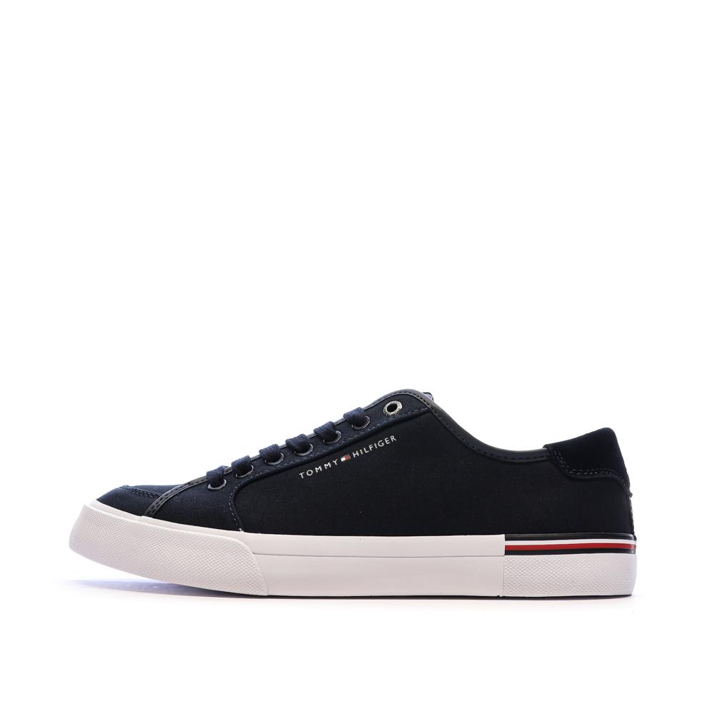 Baskets Marines Homme Tommy Hilfiger Core Corporate Vulcs pas cher