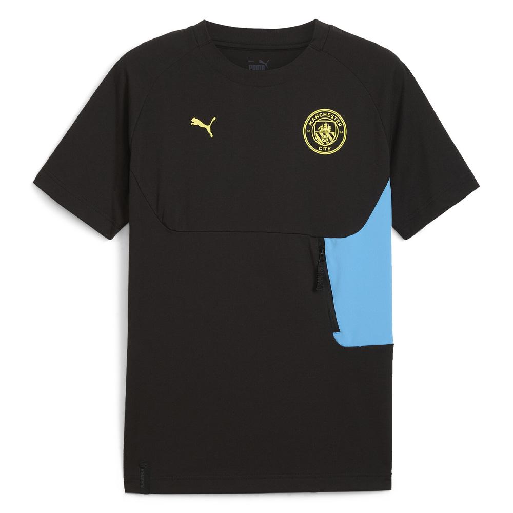 Manchester City T-shirt Noir Homme Puma Pocket pas cher