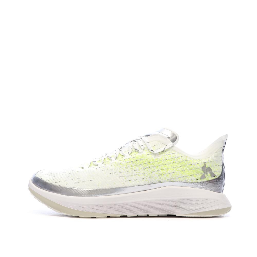 Baskets Blanc/Jaune Homme Le Coq Sportif Oly pas cher