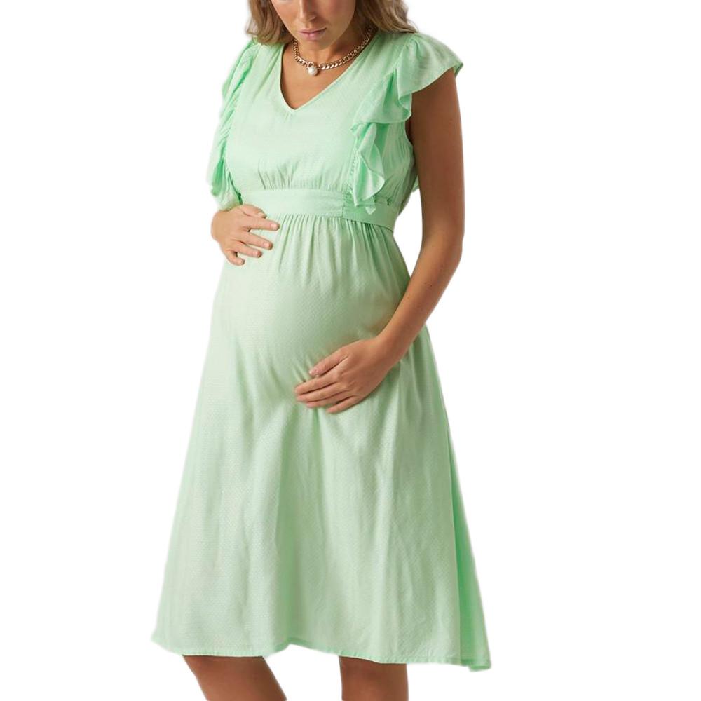 Robe Verte Femme Mamalicious Mary Frill pas cher