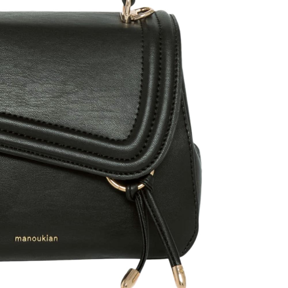 Sac à Bandoulière Noir Femme Manoukian Melissa vue 2