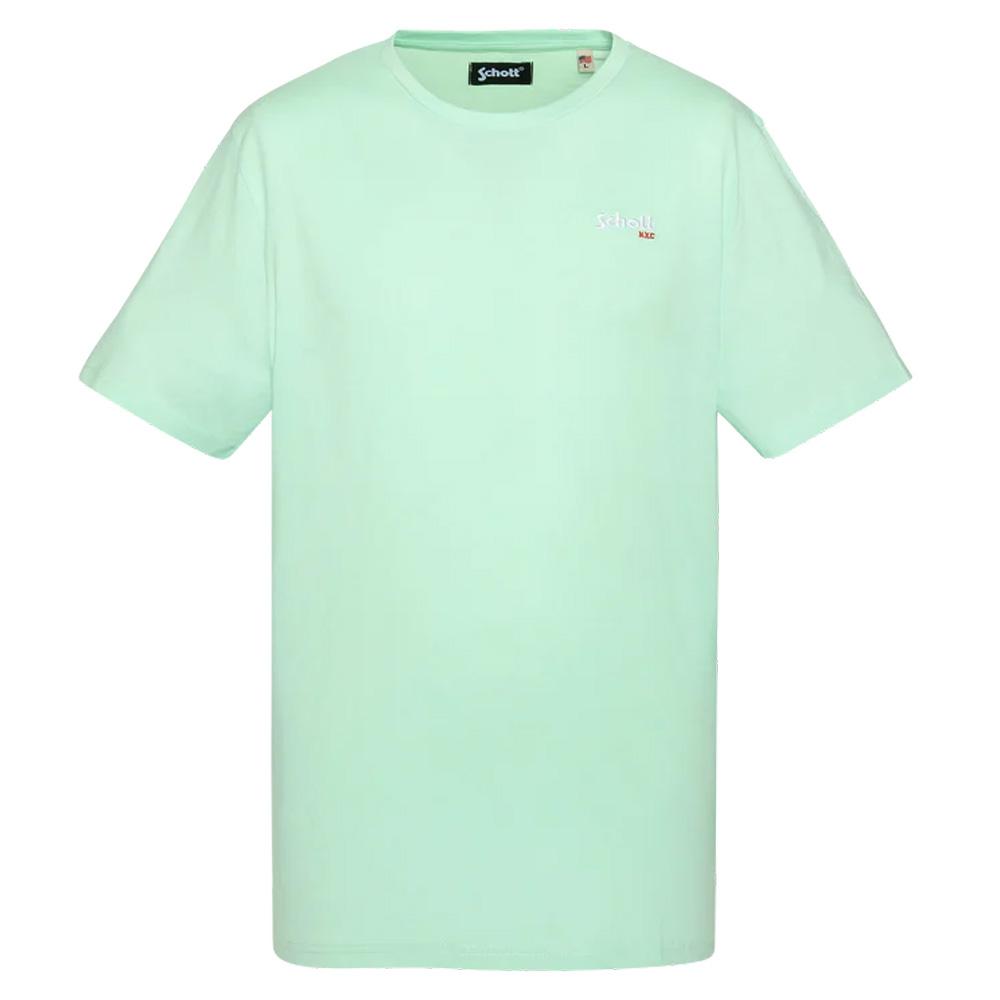 T-shirt Vert Clair Homme Schott TSCREW pas cher