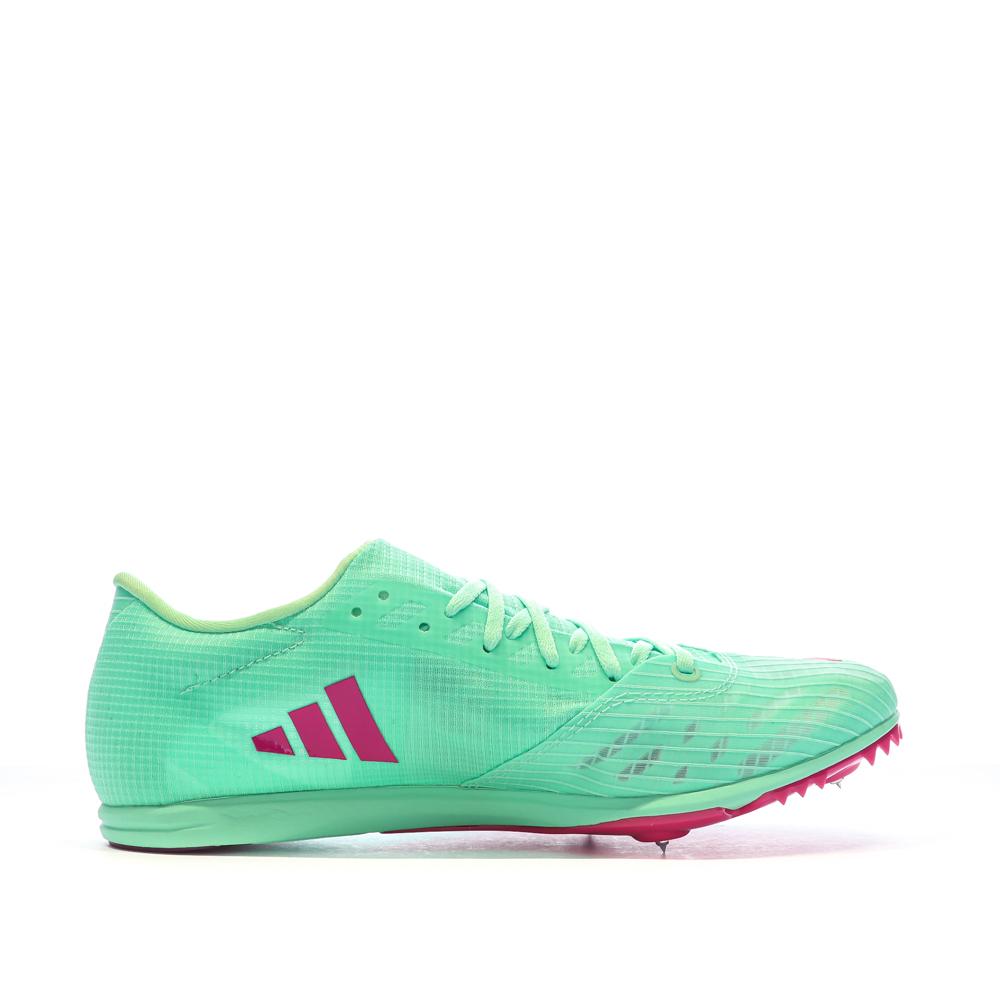 Chaussures d'Athlétisme Vertes Homme Adidas Distancestar vue 2