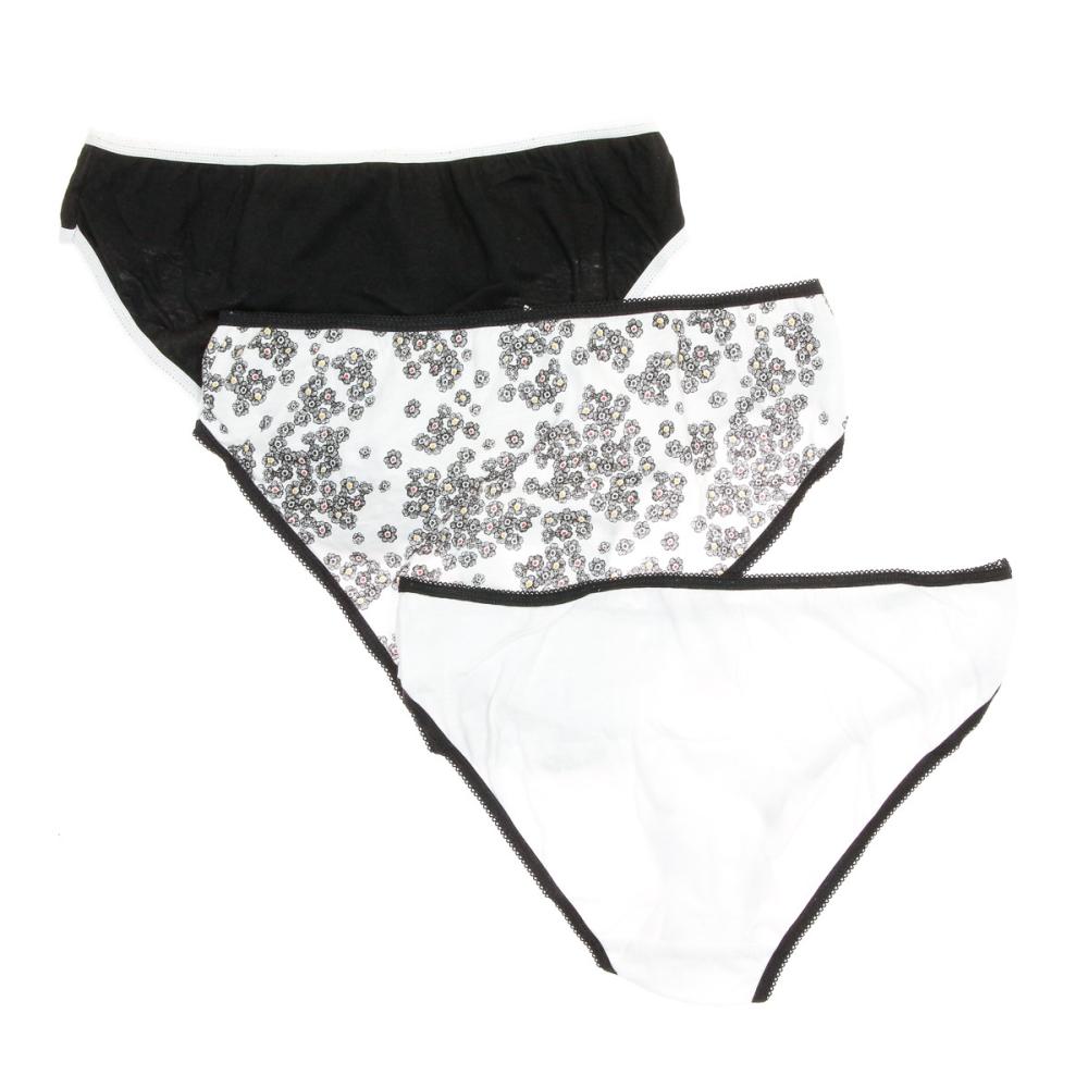 Lot x3 Culottes Noir/Blanche Femme Lulu Castagnette vue 2