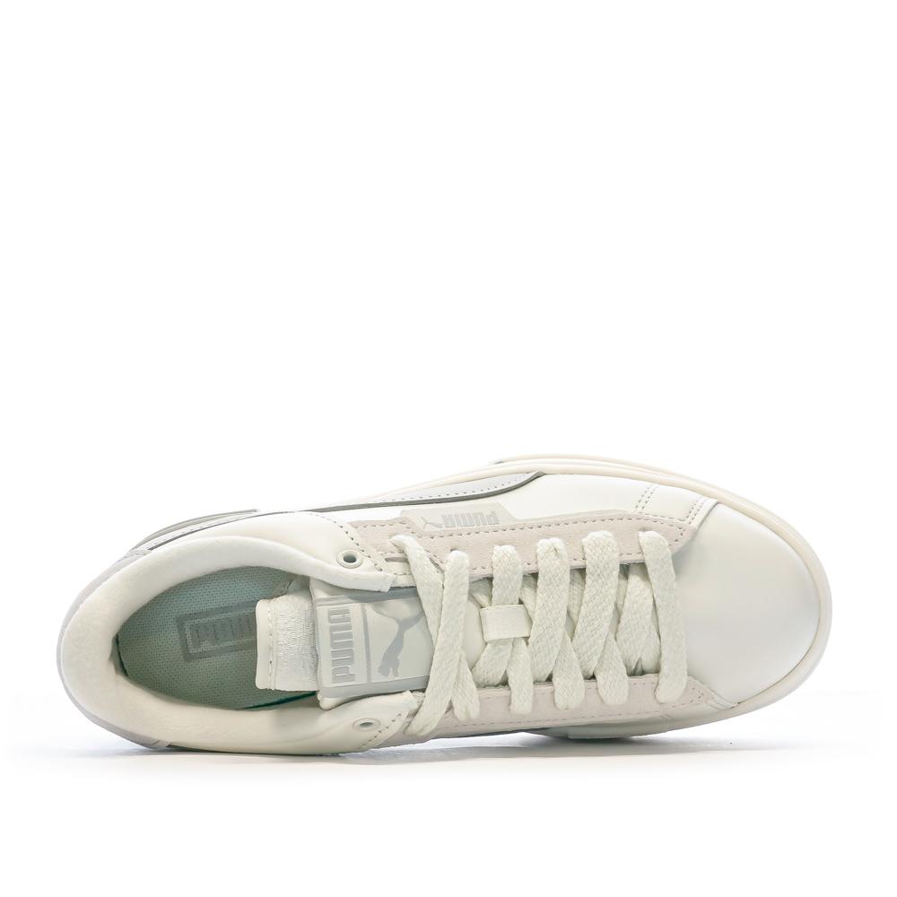 Baskets Écru/Gris Femme Puma Mayze Crashed Selflove vue 4