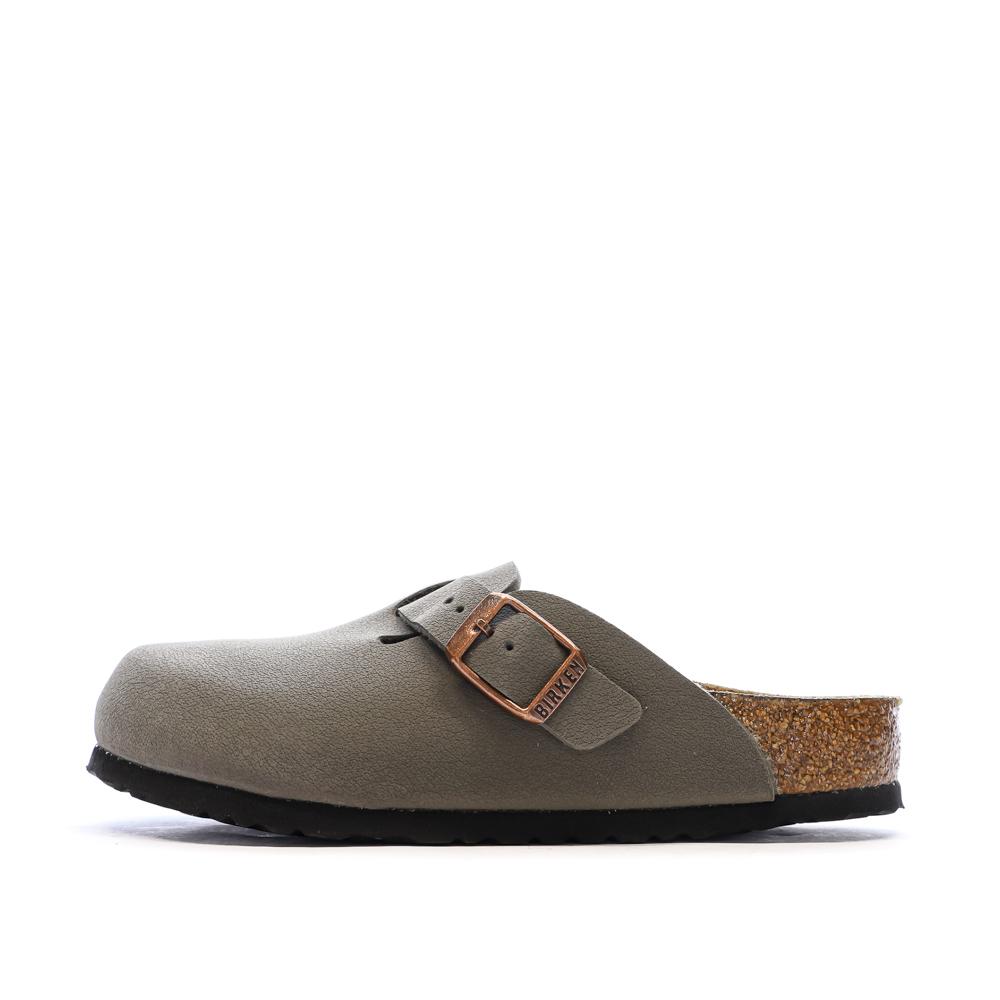 Sabots Marron Enfant Birkenstock Boston pas cher