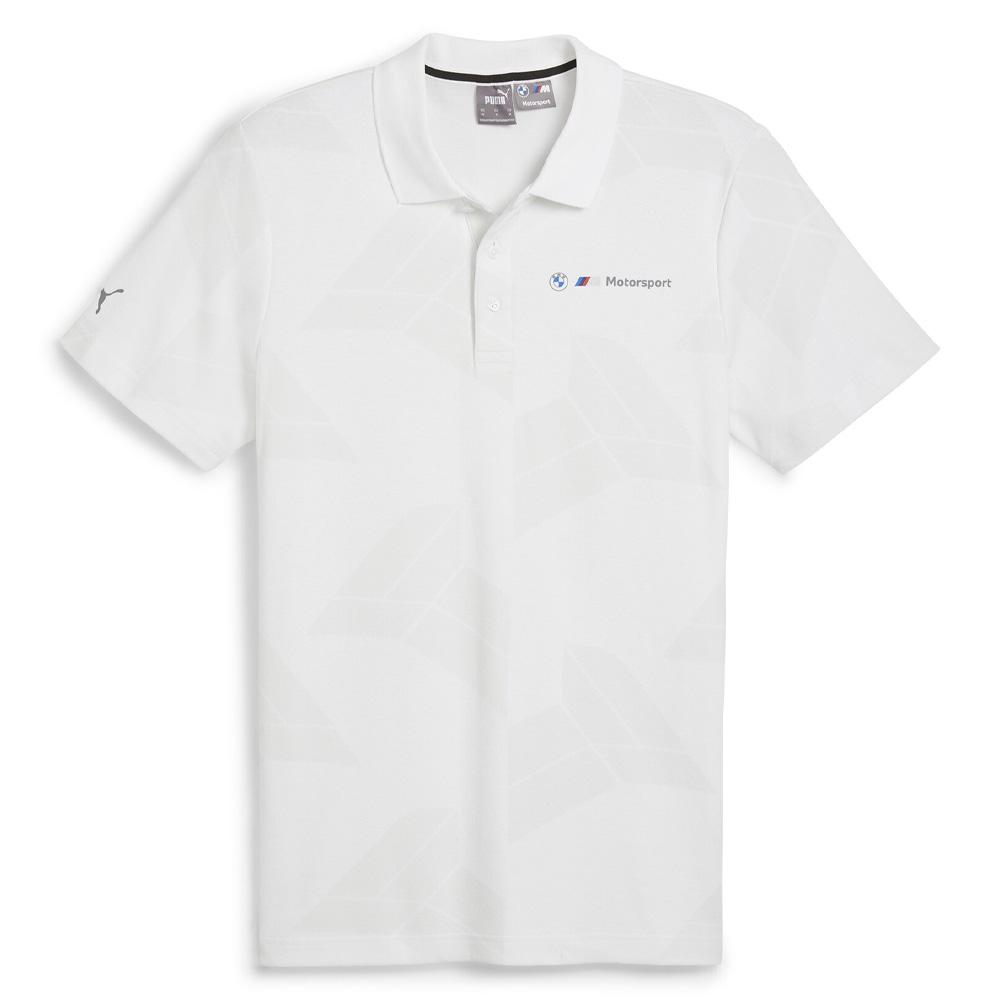 Polo Blanc Homme Puma Bmw Mms Jaquard pas cher