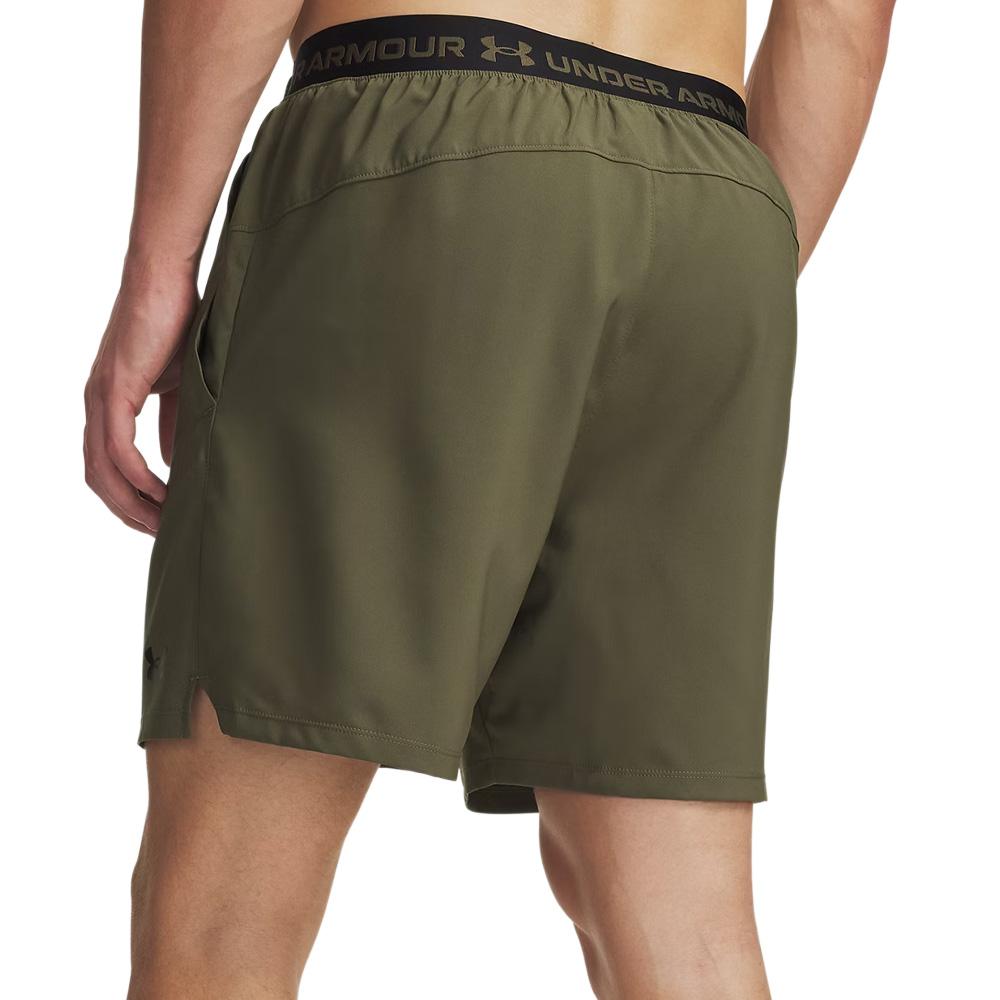 Pantalones cortos de running caqui/negro para hombre Under Armour Vanish Woven 1373718 ver 2