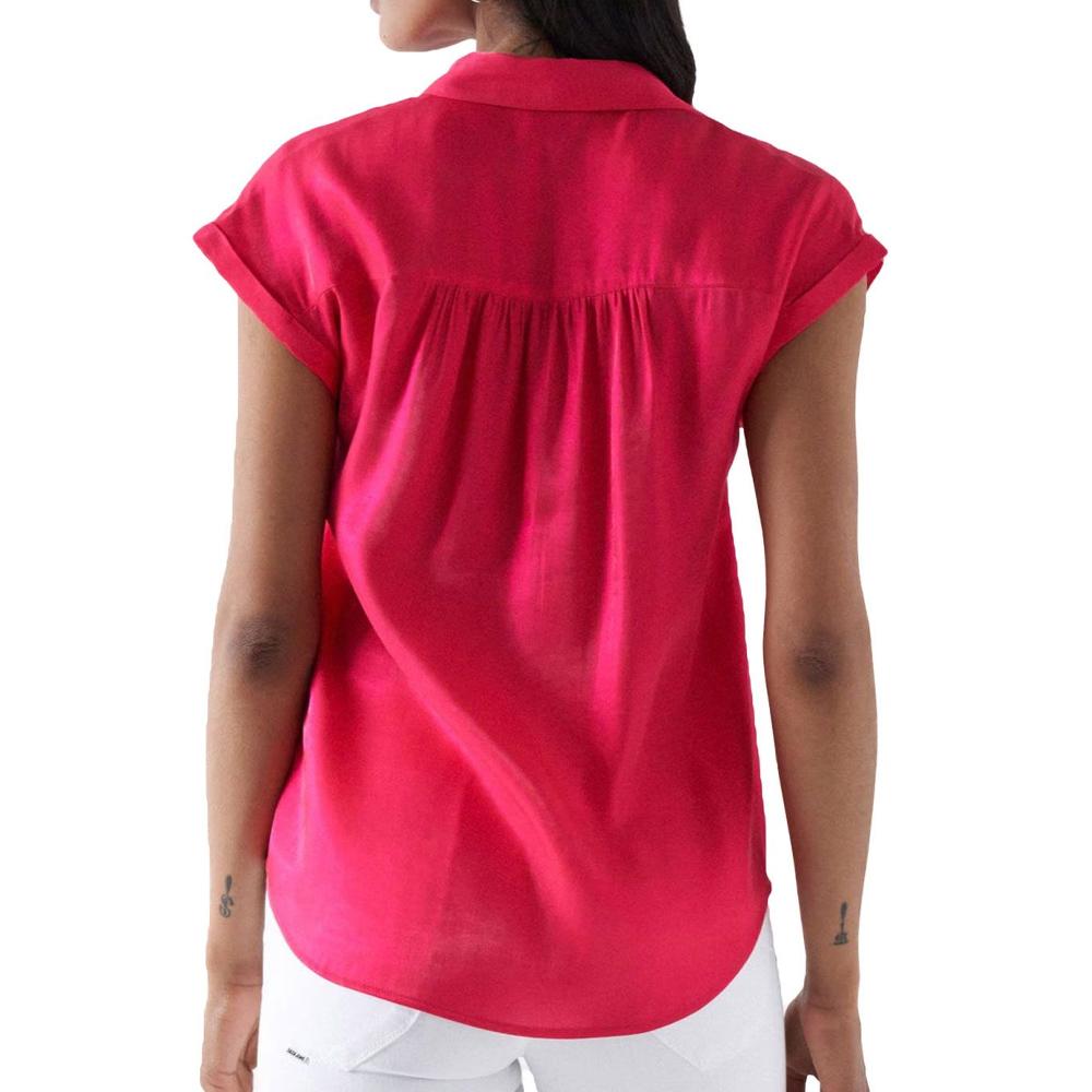Blouse Rose Femme Salsa Basic Sleeveless vue 2