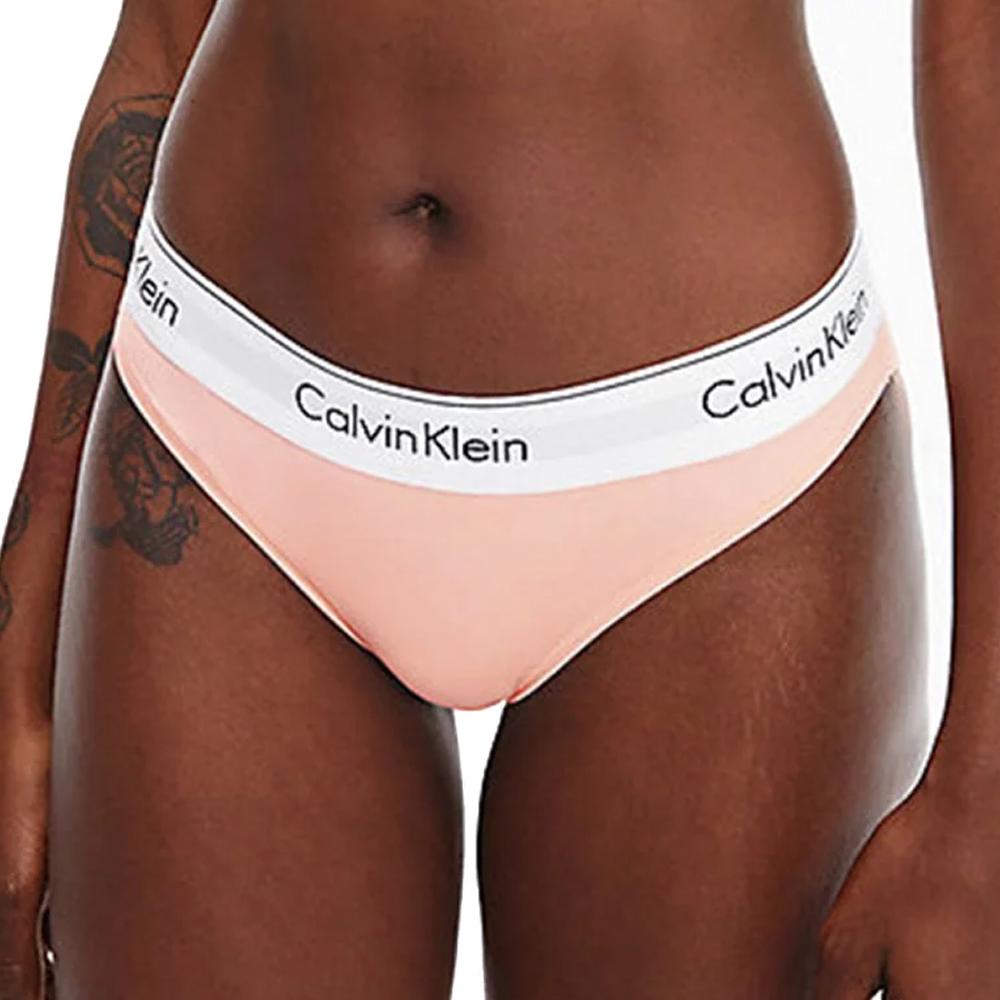 Culotte Rose Femme Calvin Klein Jeans Bikini pas cher