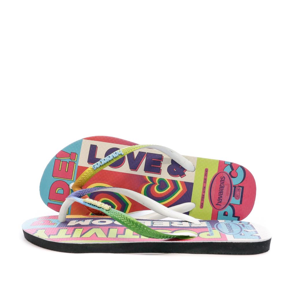 Tongs Multicolore Mixte Havaianas Slim Pride Rainbow pas cher