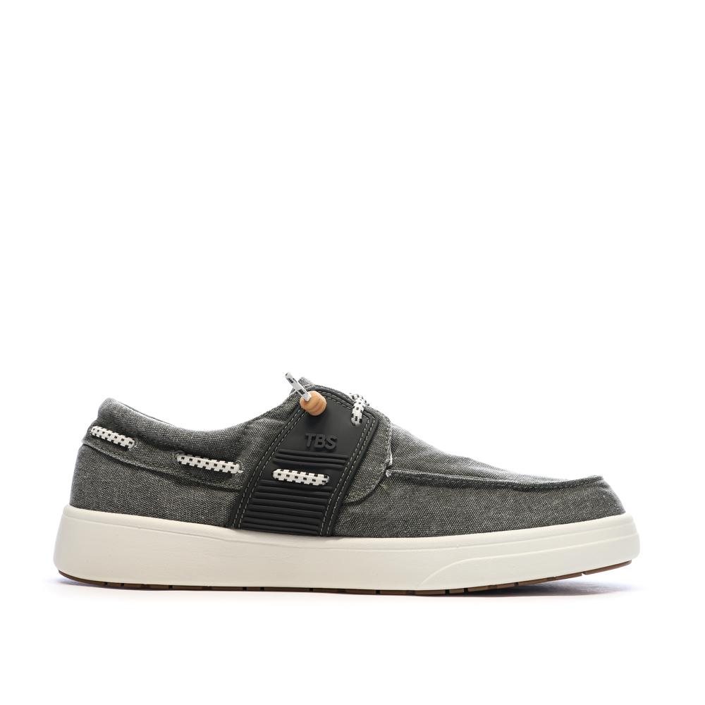Zapatos náuticos verde oscuro para hombre TBS Geo ver 2